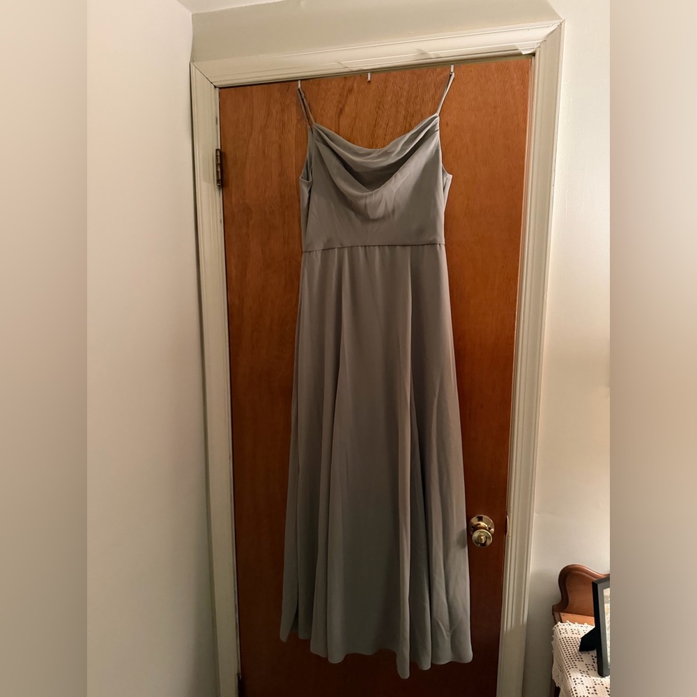 Sage green bridesmaids dress